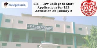 S.K.J. Law College to Start Applications for LLB Admission on January 2; Check Last Date Here